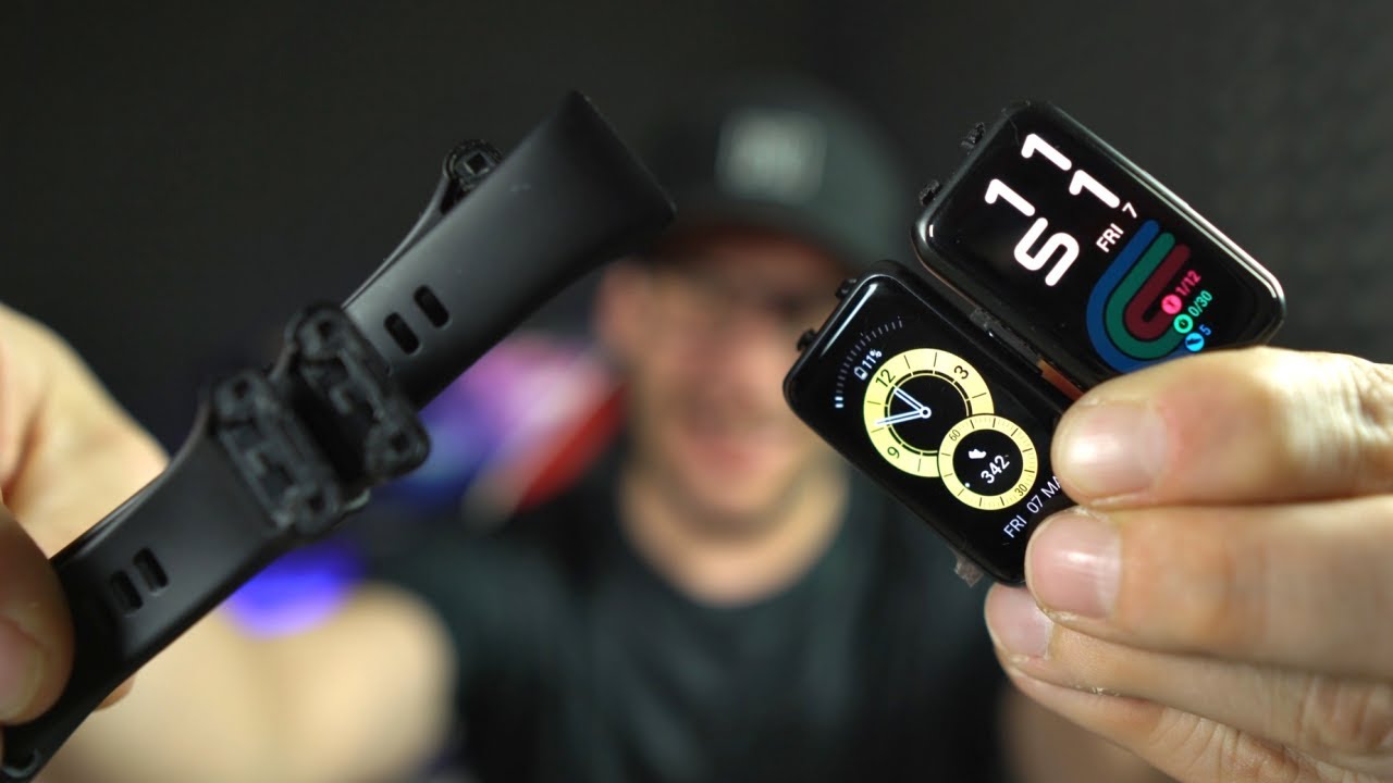Ремешки для Huawei Band 6 и Honor Band 6 взаимозаменяемы! Как снять и заменить ремешки? ⌚