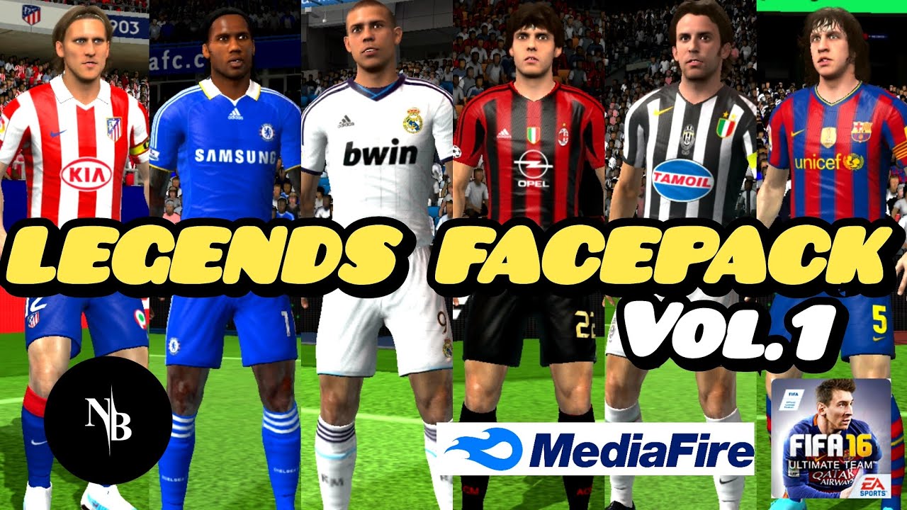 LEGENDS FACEPACK VOL.1 FIFA 16 MOBILE