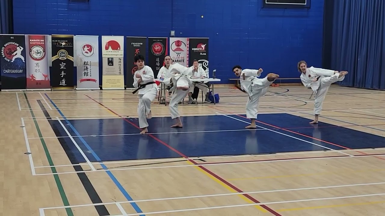 Jamal Imran karate test for the black belt Feb. 21, 2026