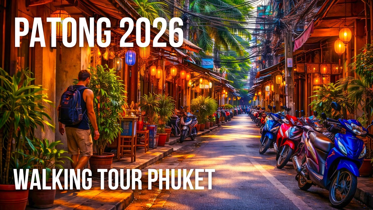 March 2026 | PATONG 3rd Street from the Beach | PHUKET Walking Tour 4K