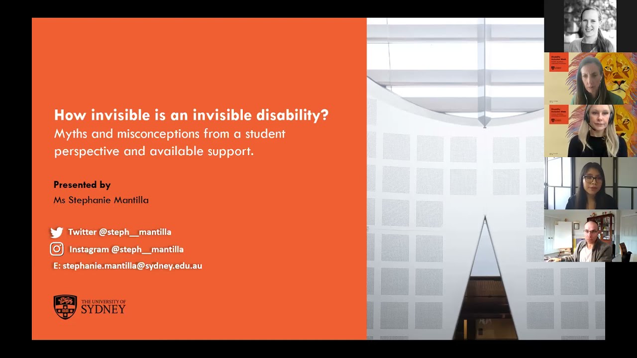 How invisible is an invisible disability? Myths and misconceptions from a student perspective