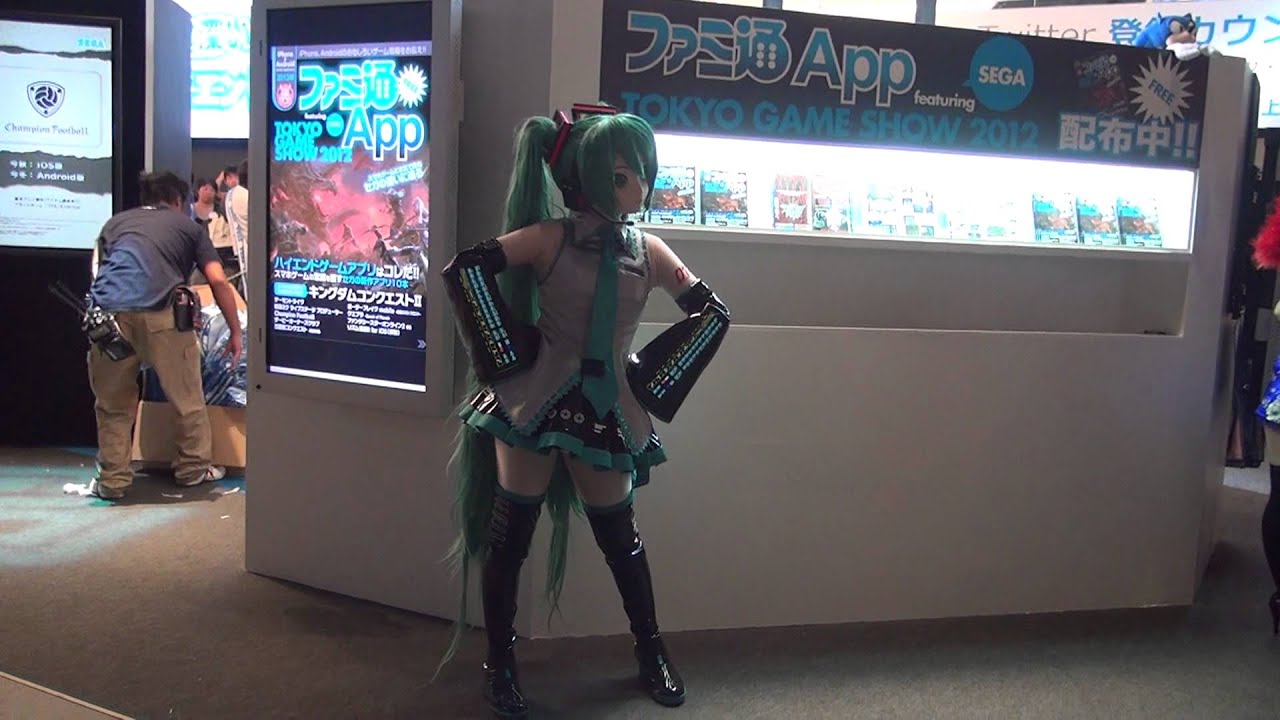 【2号】TGSで新型ミクさんが踊る【ﾐｸﾅﾉｰ】
