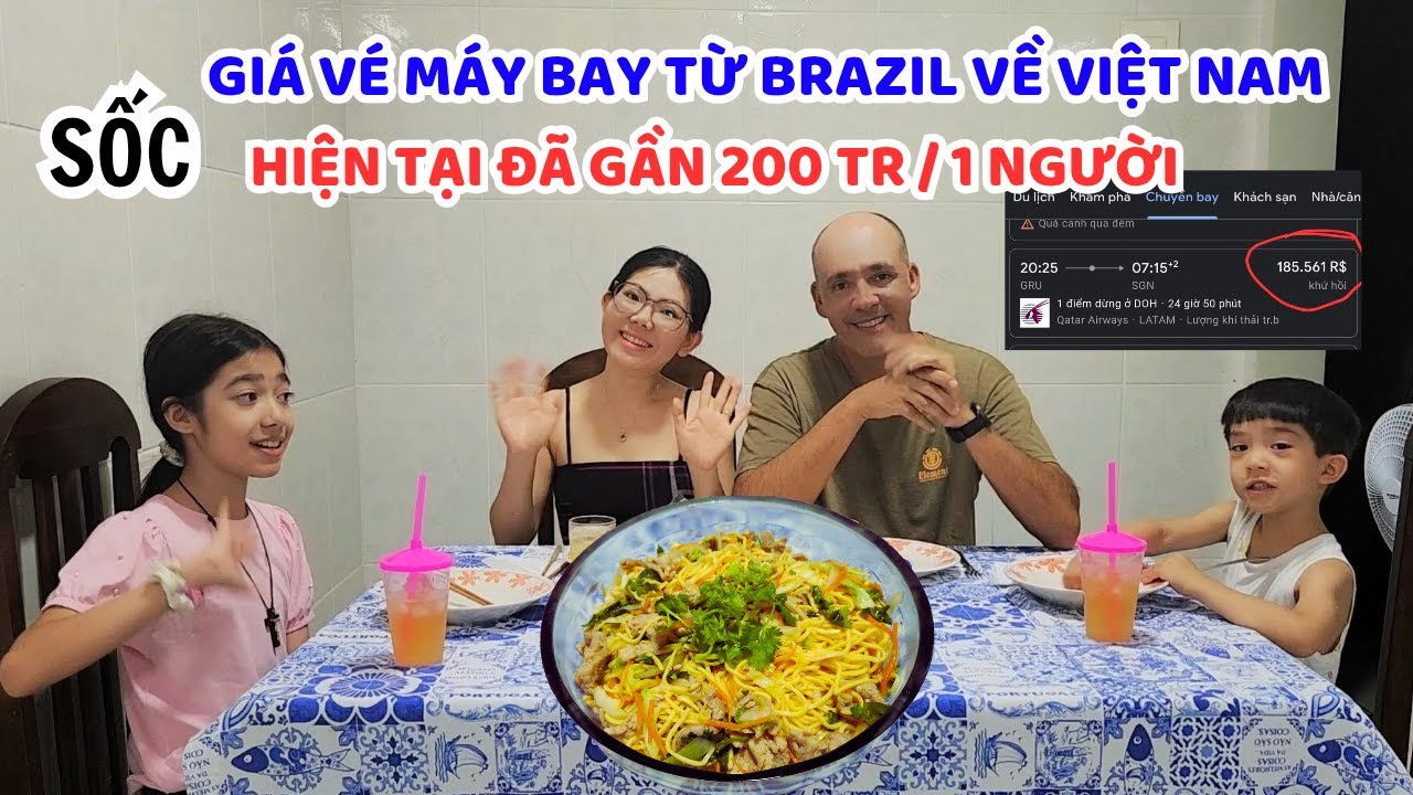 Giá vé 5 người về Việt Nam ăn tết gần 1 tỷ , xem giá vé lòng buồn rũ rượi, đường về Việt Nam xa quá