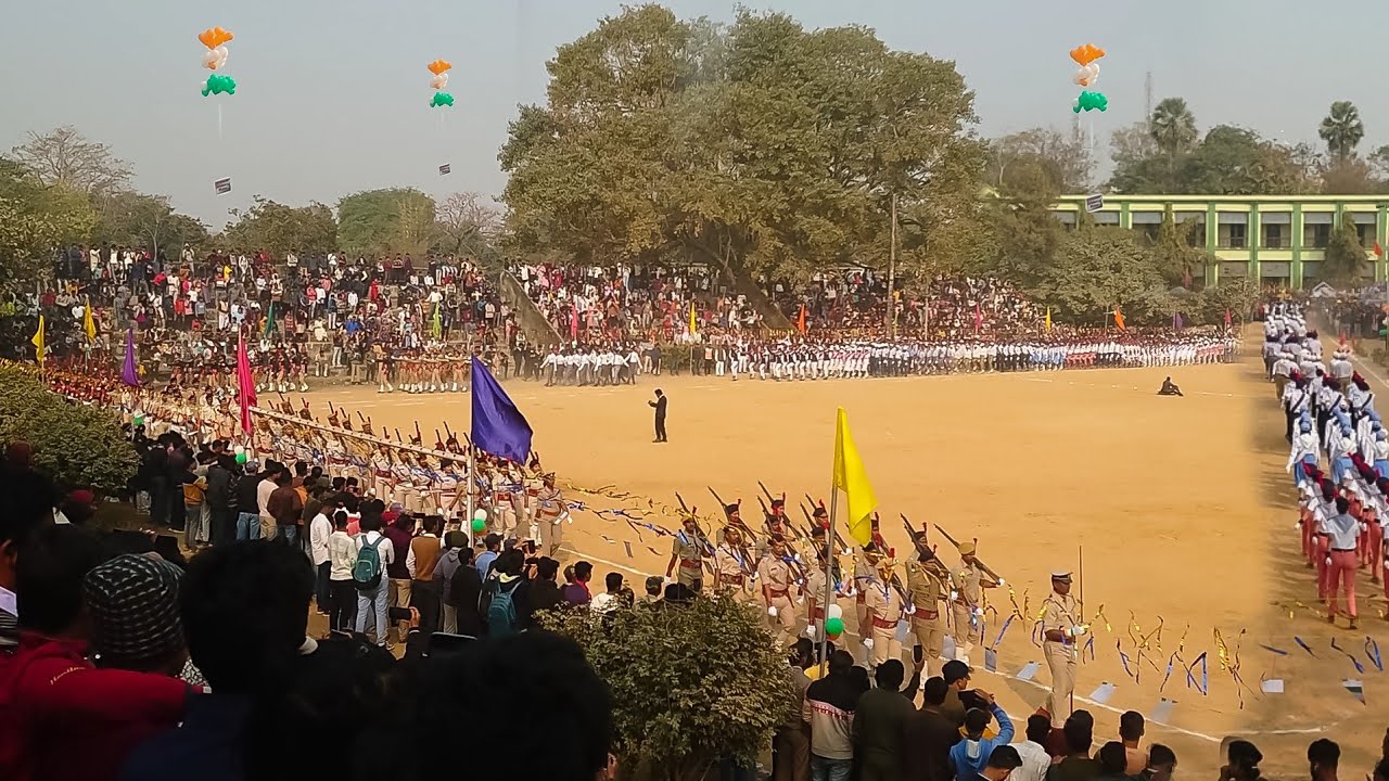 ৭৭ তম প্রজাতন্ত্র দিবস  77th or Republic Day মানভূম ভিক্টোরিয়া ইন্সটিটিউশন পুরুলিয়া