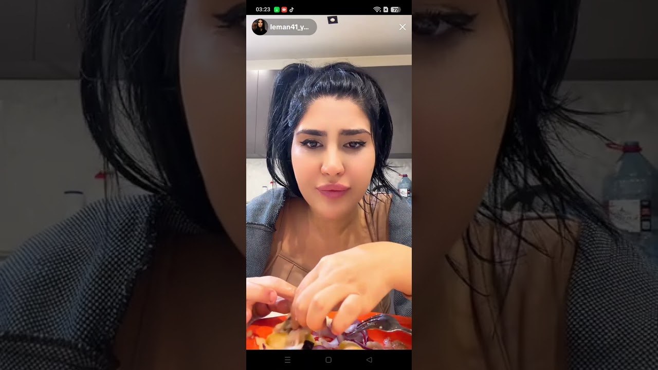 Gelim Senin Pisiyive Neyniyim Canli Yayim Sual Cavab - Leman TikTok Official