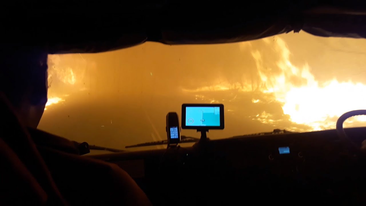 South Australian Country Fire Service 2019/20 big fires on Kangaroo Island, includes flashover.