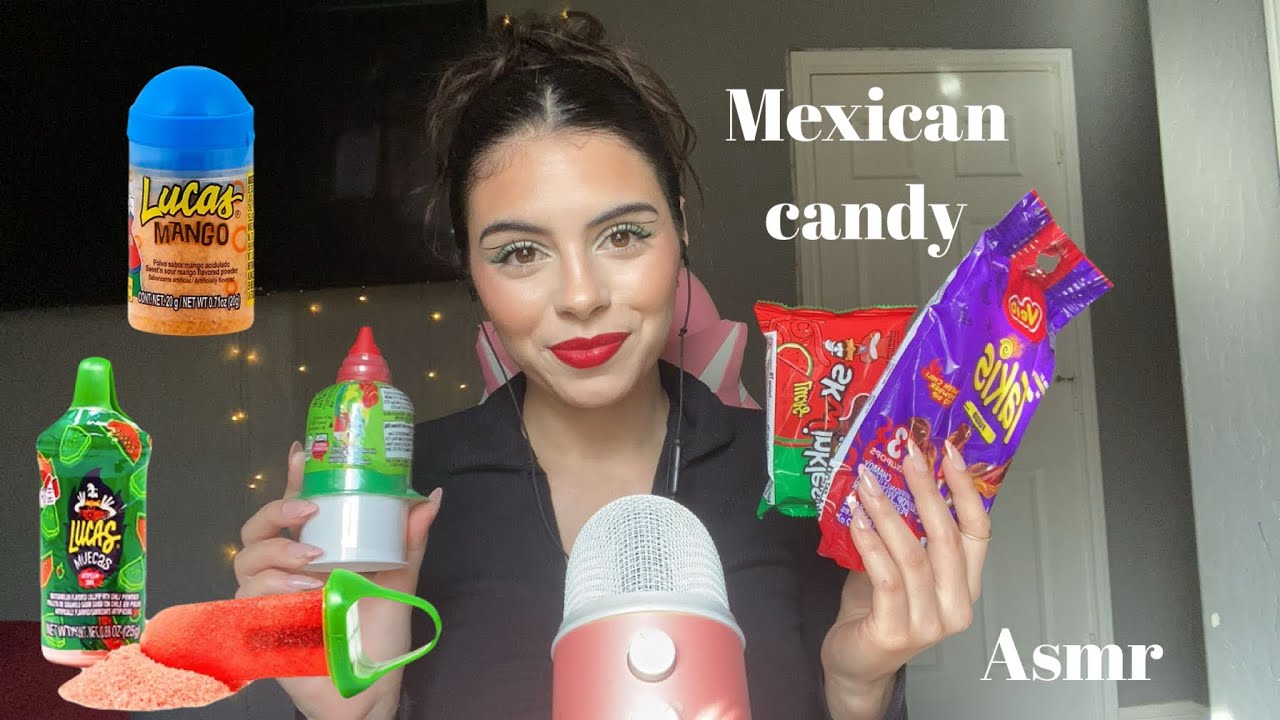 Asmr|| Mexican Candy mukbang🍬🍭 (up-close eating sounds)