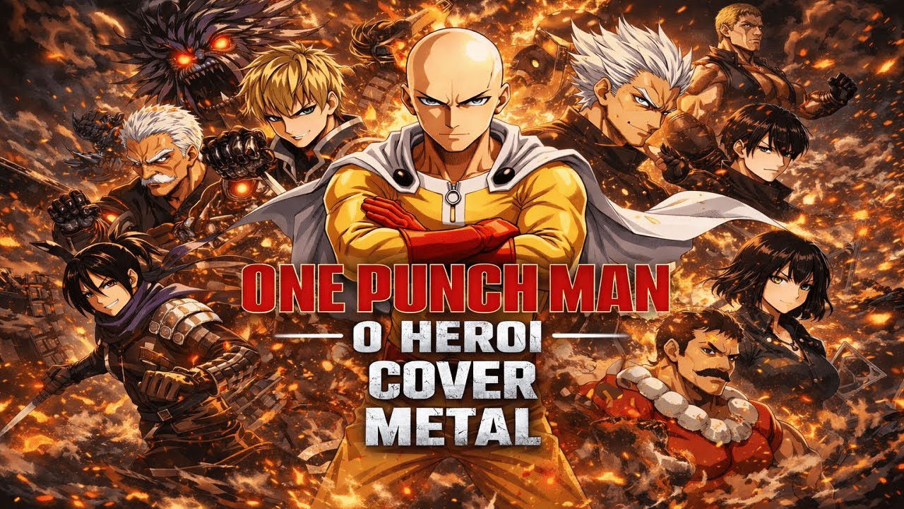 ONE PUNCH MAN – O HEROI  feat @thekirajustice  | METAL 🔥 Nostalgia Pesada