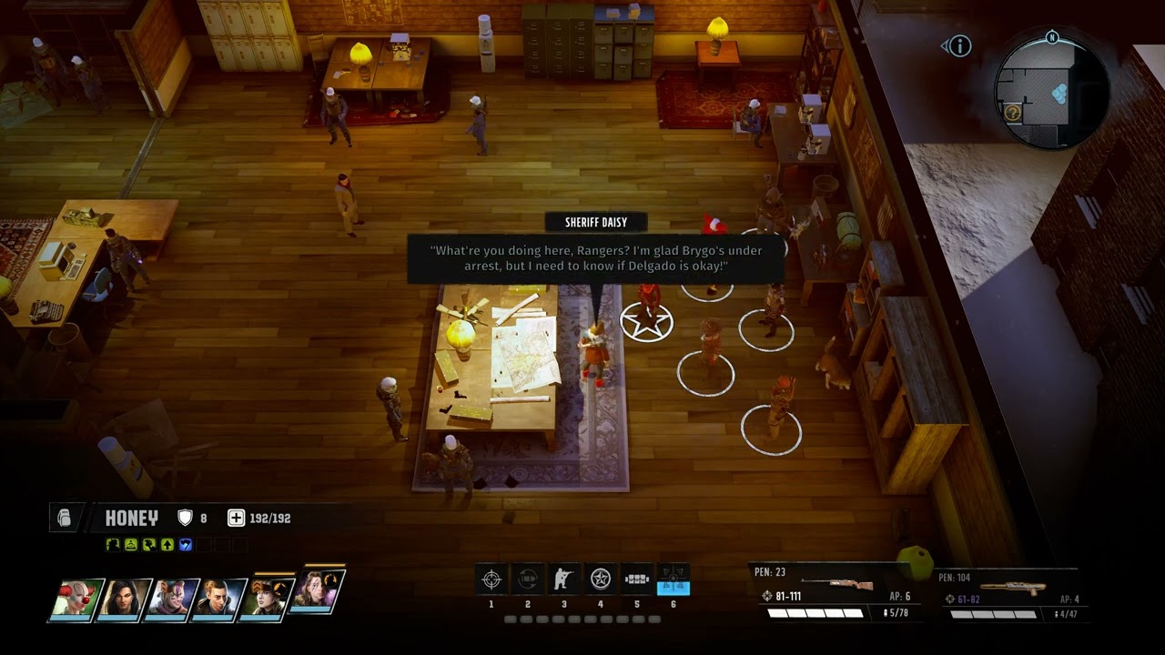 Wasteland 3 - Downtown Colorado Springs - Sheriff Daisy's Delgado Dialogue