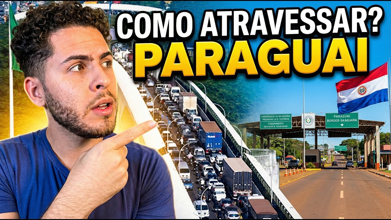 COMO ENTRAR NO PARAGUAI PELA PONTE DA AMIZADE (PASSO A PASSO A P&Eacute;)