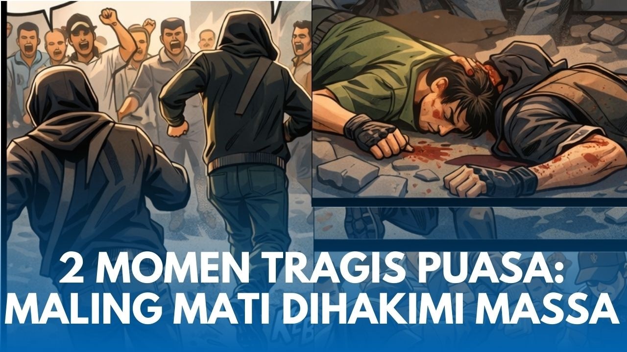 IRONI DI BULAN PUASA! Massa Habisi 2 Pria yang gagal Maling Motor di Karawang & Purwakarta