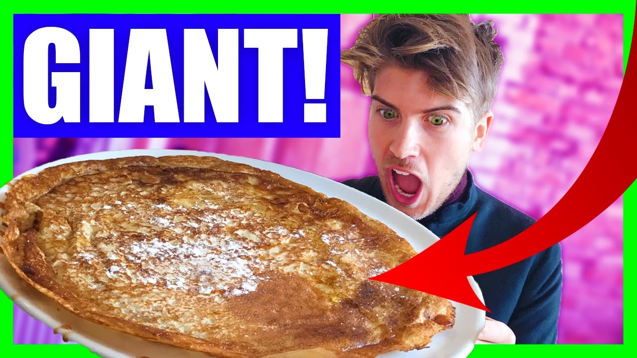 TRYING WORLDS LARGEST PANCAKE!