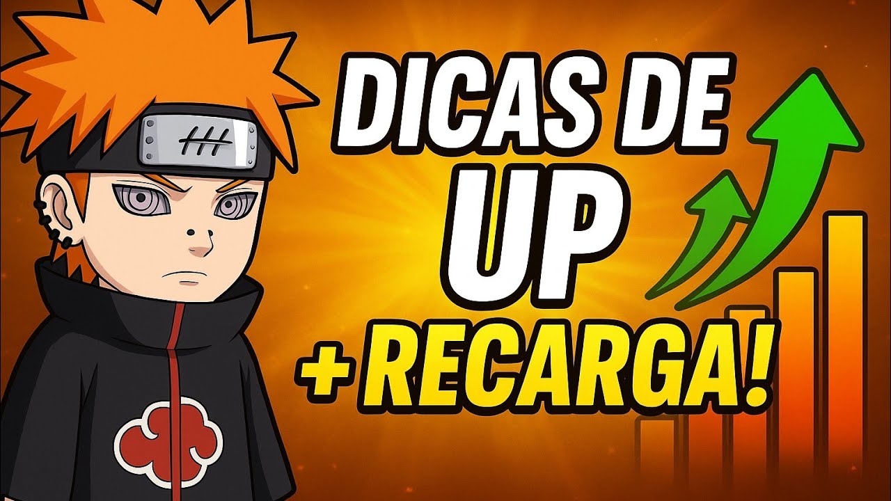 🔥 COMO UPAR R&Aacute;PIDO + DICAS DE RECARGA NO NARUTO MOBILE! 🔥 EP 5
