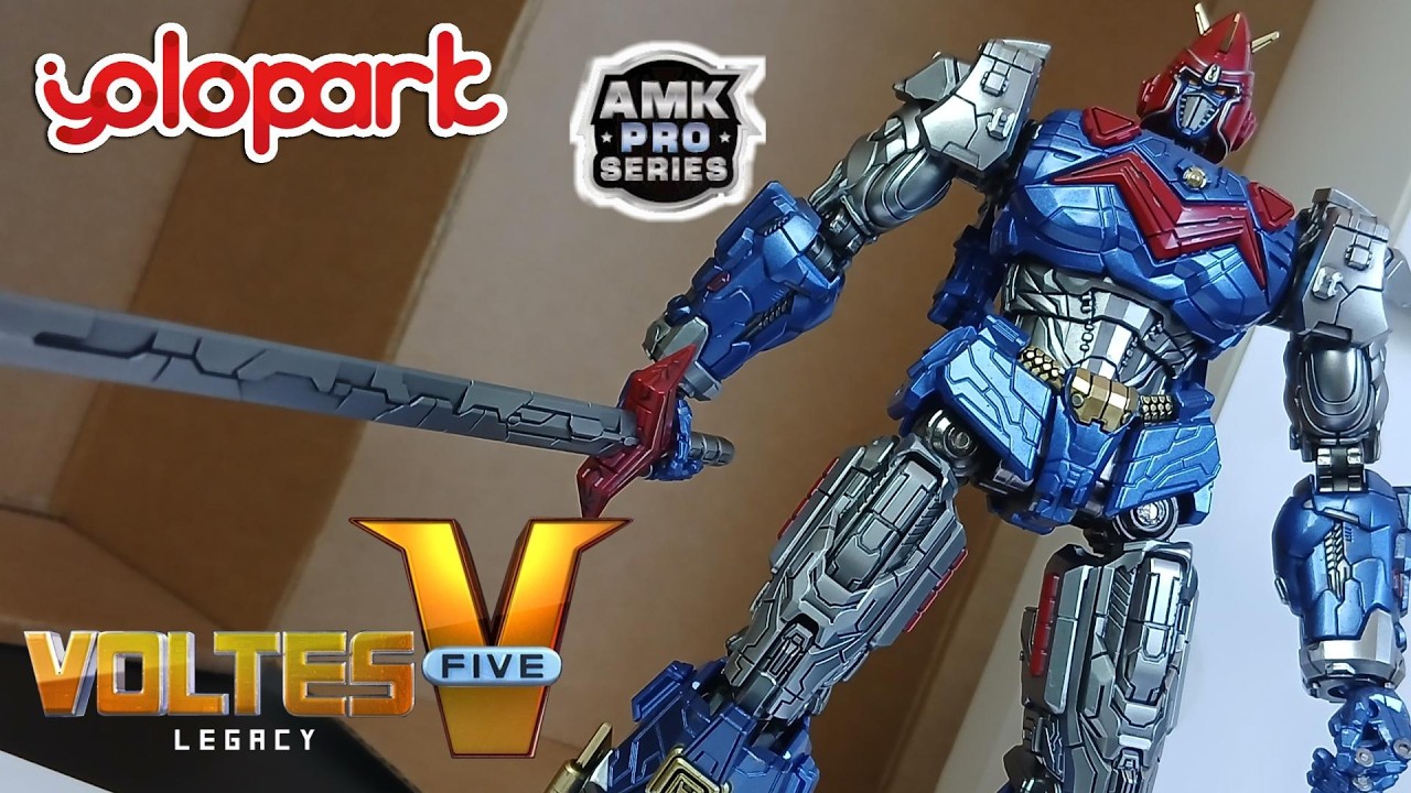 Unboxing & Building Voltes V Legacy &ndash; Voltes V Mech &ndash; 20cm Model Kit AMK Pro Series by YOLOPARK