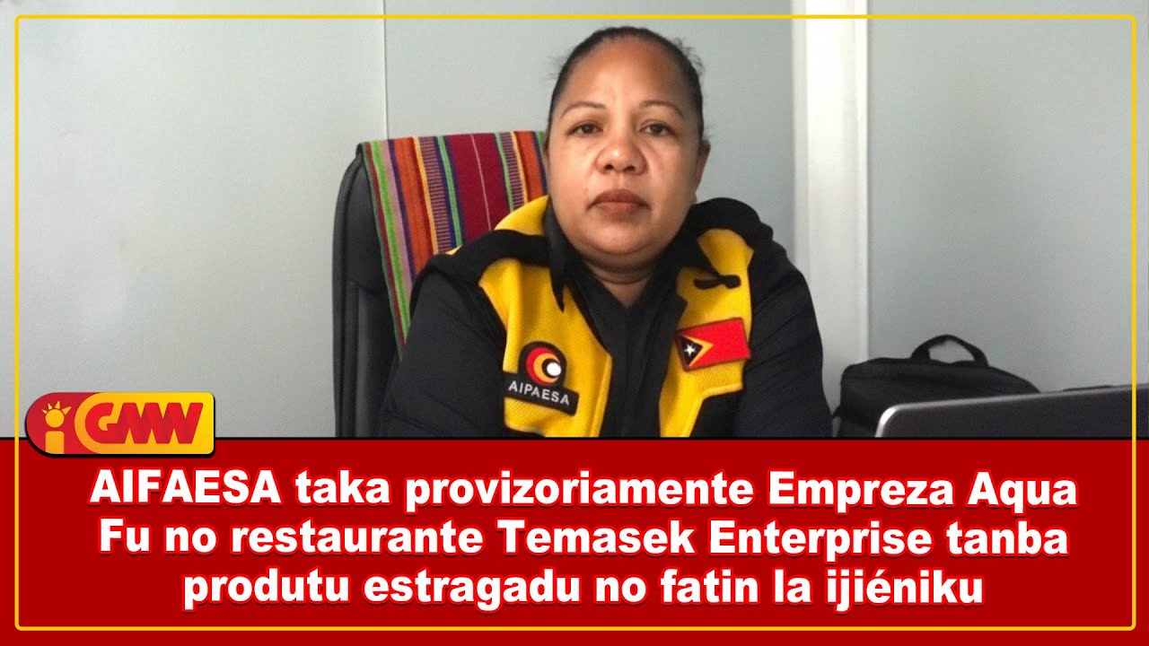 AIFAESA временно така Empreza Aqua Fu в ресторане Temasek Enterprise