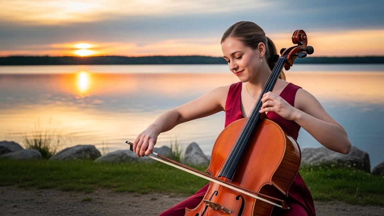 🎻🎹 Виолончель, скрипка и фортепиано на закате –Глубокая, эмоциональная музыка для расслабления и сна
