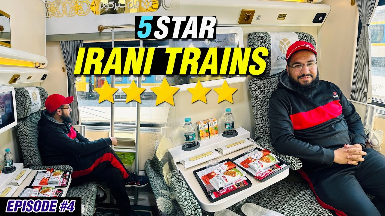 World Best Train Journey In Iran - Qoum To Mashad In 5 Star Train - Pak to Iran By Road Episode #4