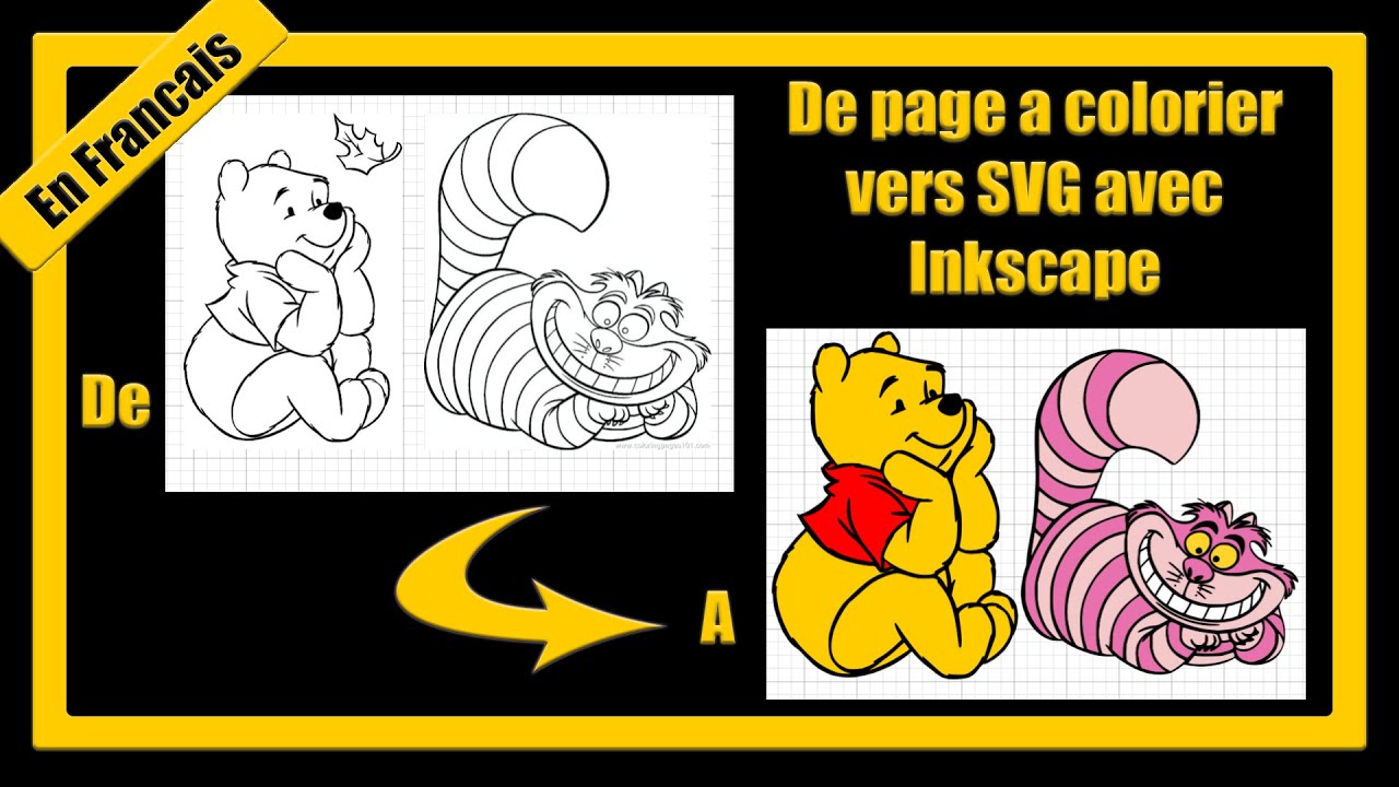 [FR] De Page a colorier a SVG avec Inkscape