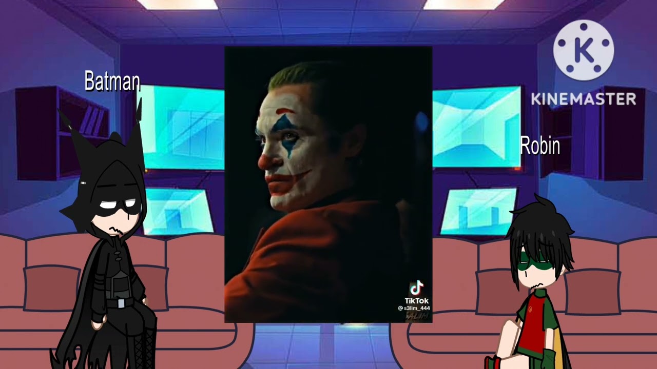 Batman and Robin react to the Joker....|angsty part 1/1