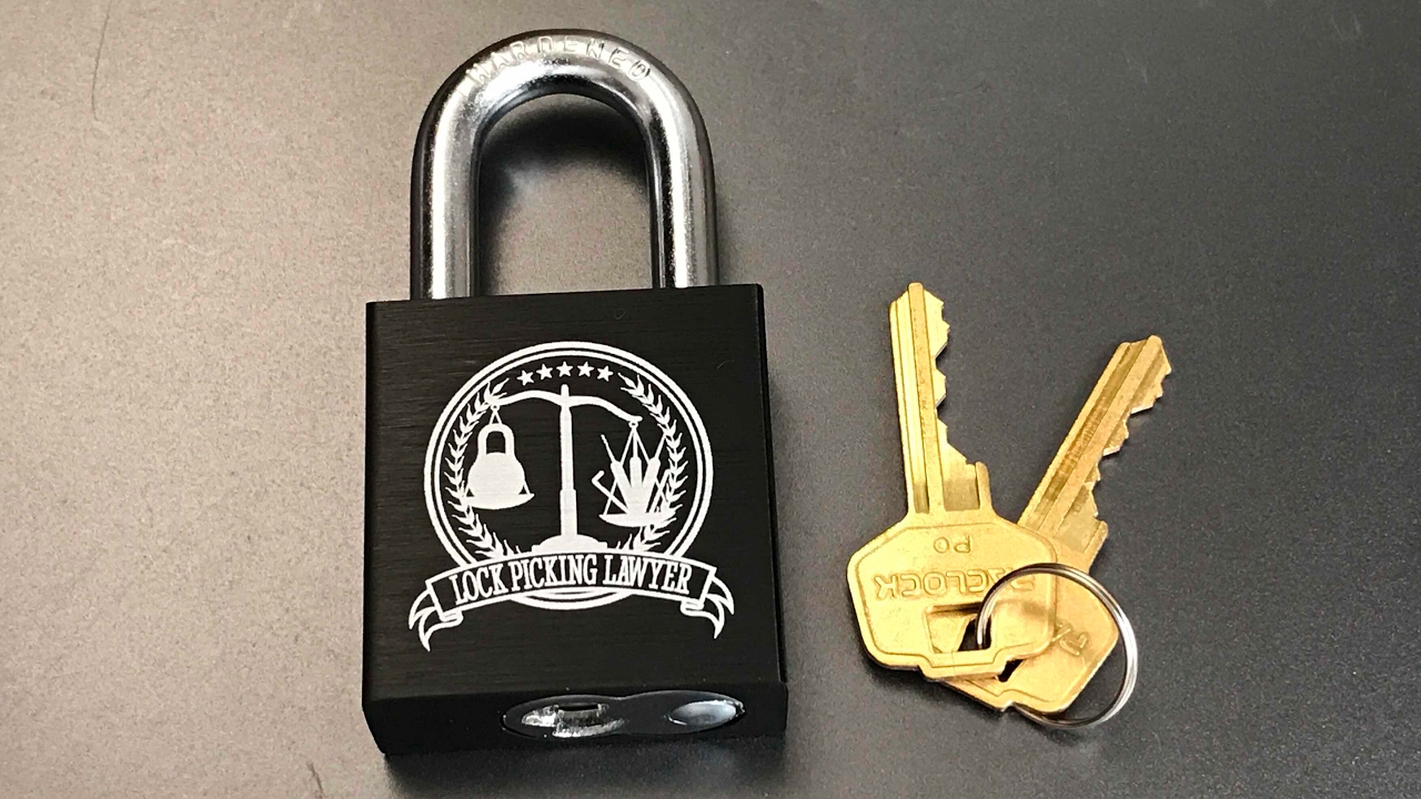 [443] Замок с логотипом Paclock 100A LPL вскрыт и выпотрошен