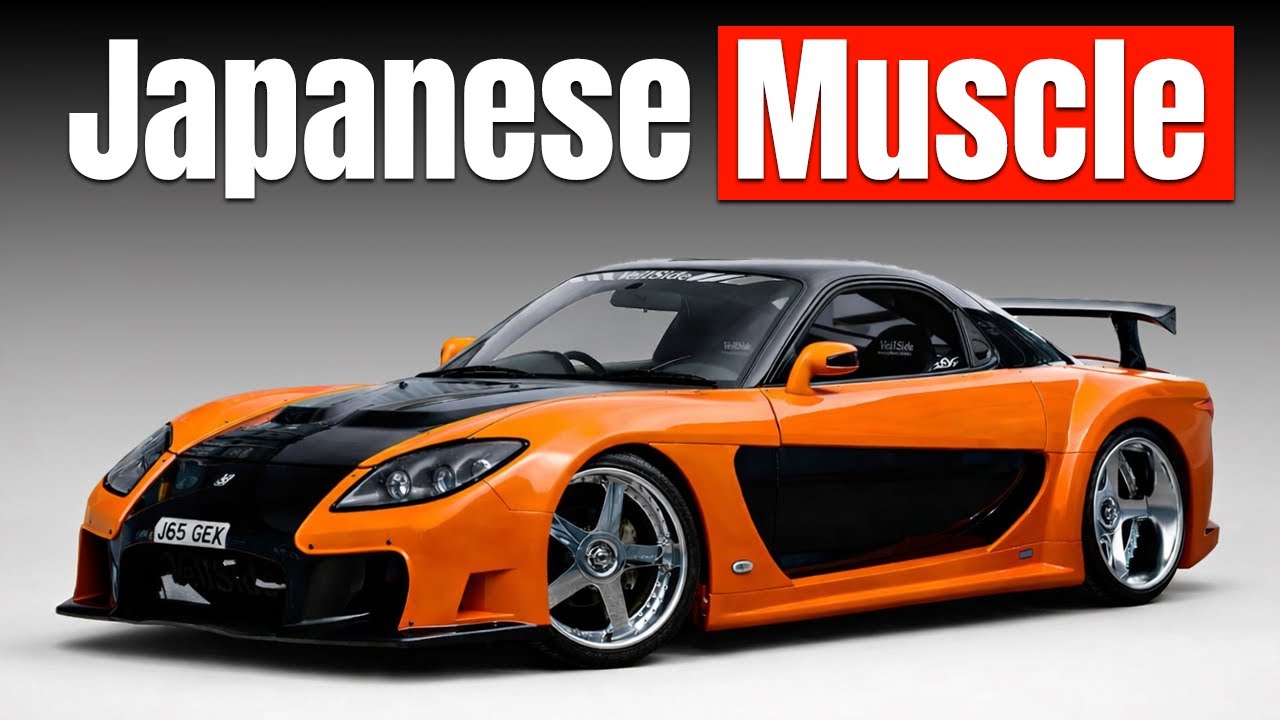 10 Fastest Japanese Muscle Cars Ever Made !