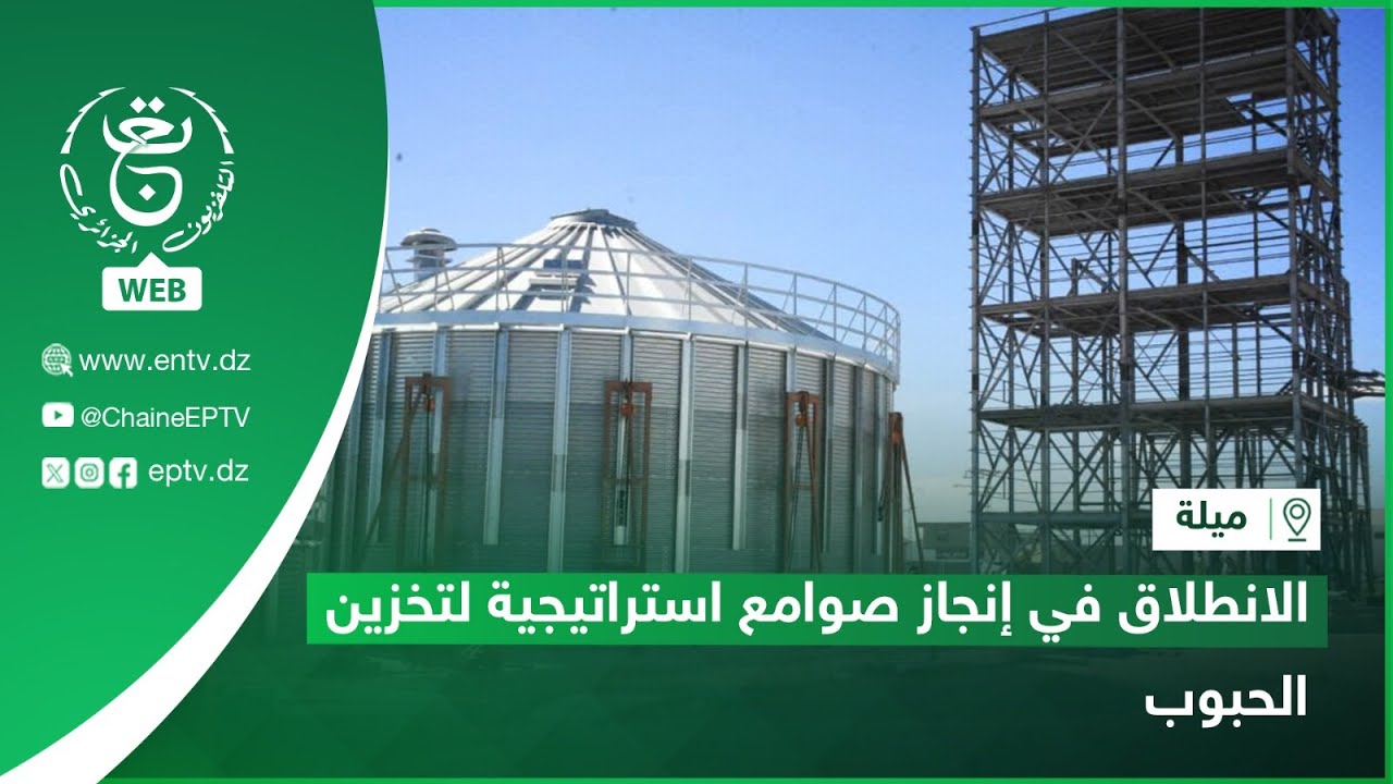 ميلة-فلاحة : الانطلاق في إنجاز صوامع استراتيجية لتخزين الحبوب