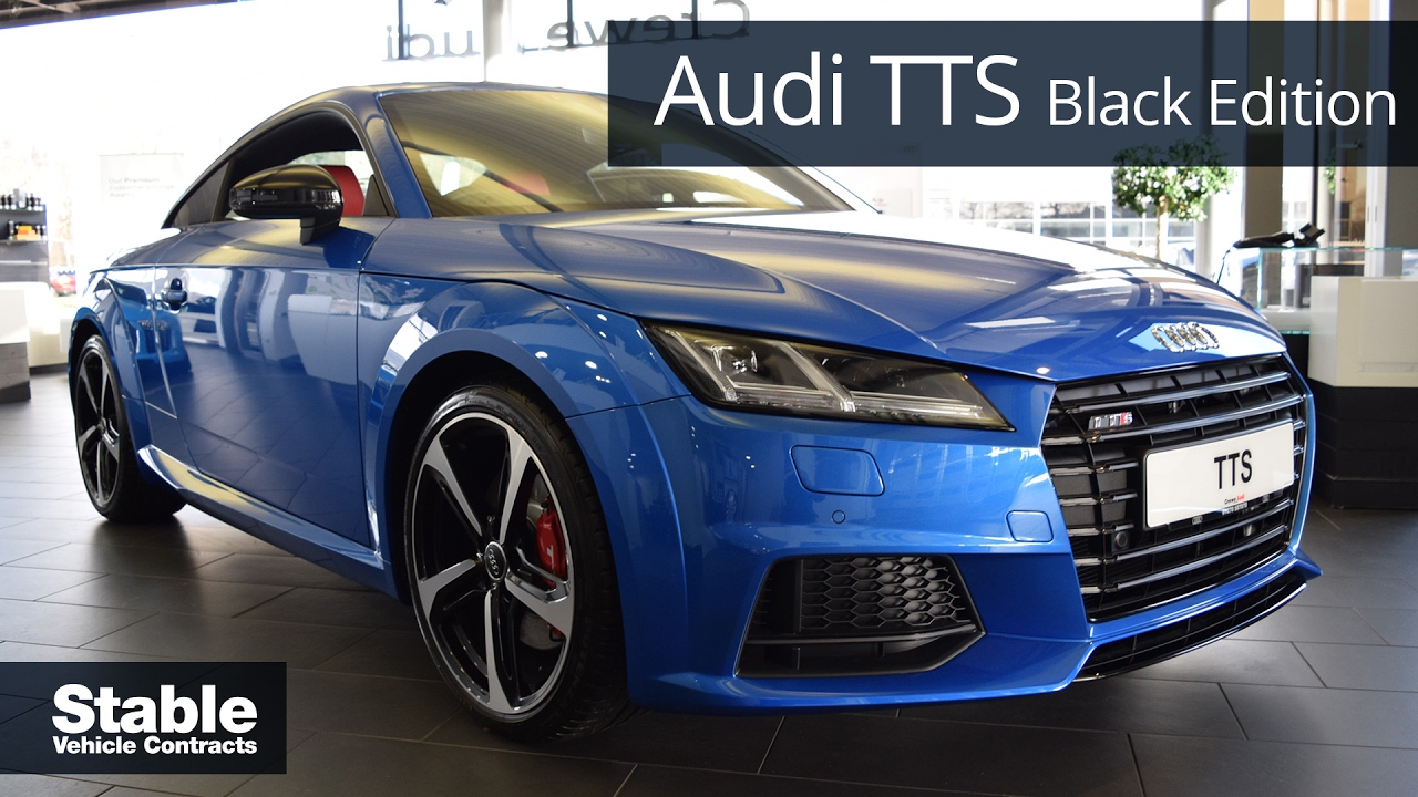 Audi TTS Black Edition Ara Blue Walkaround in 4K