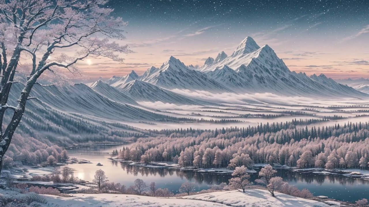 【リラックスBGM】Whispers of the Snowfall: AI Dreamscape for Deep Sleep
