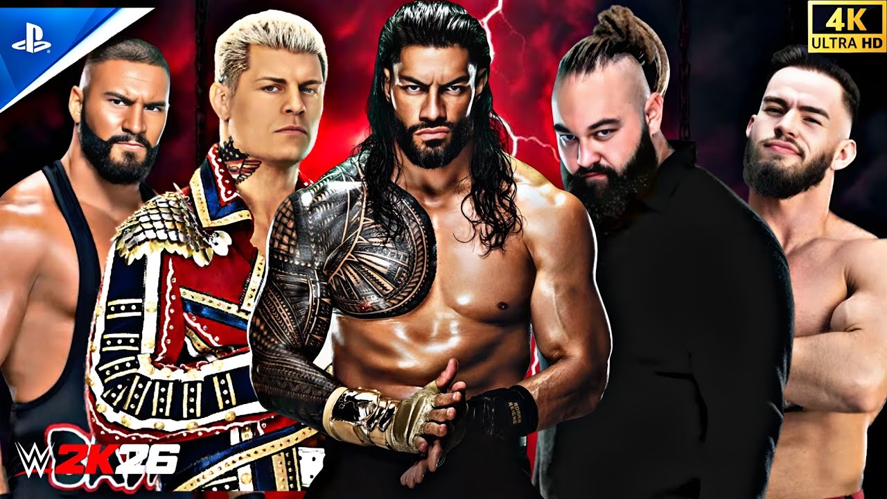 FULL MATCH : Roman Reigns Cody Rhodes Bron Breakker vs Team Bray Wyatt