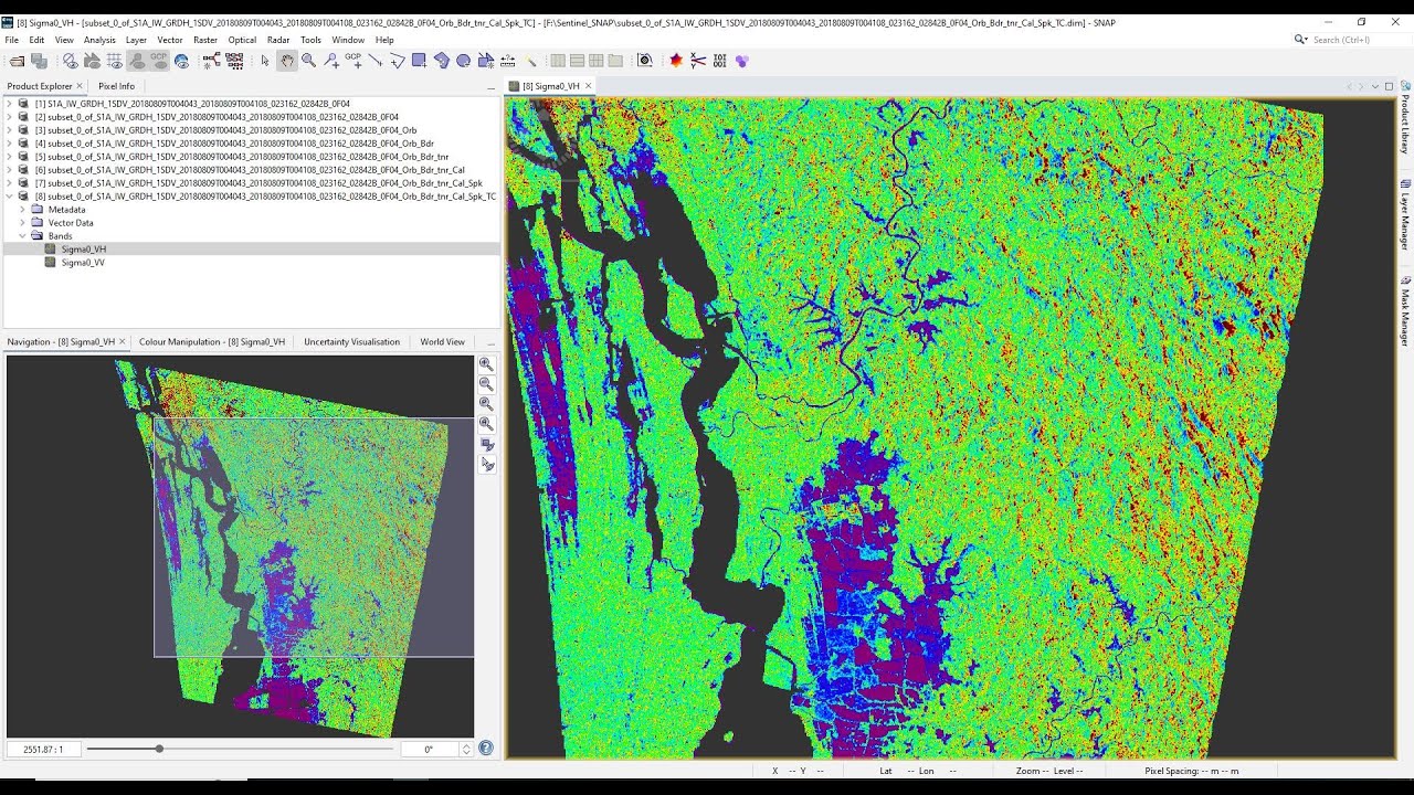 Sentinel-1 data pre-processing in SNAP