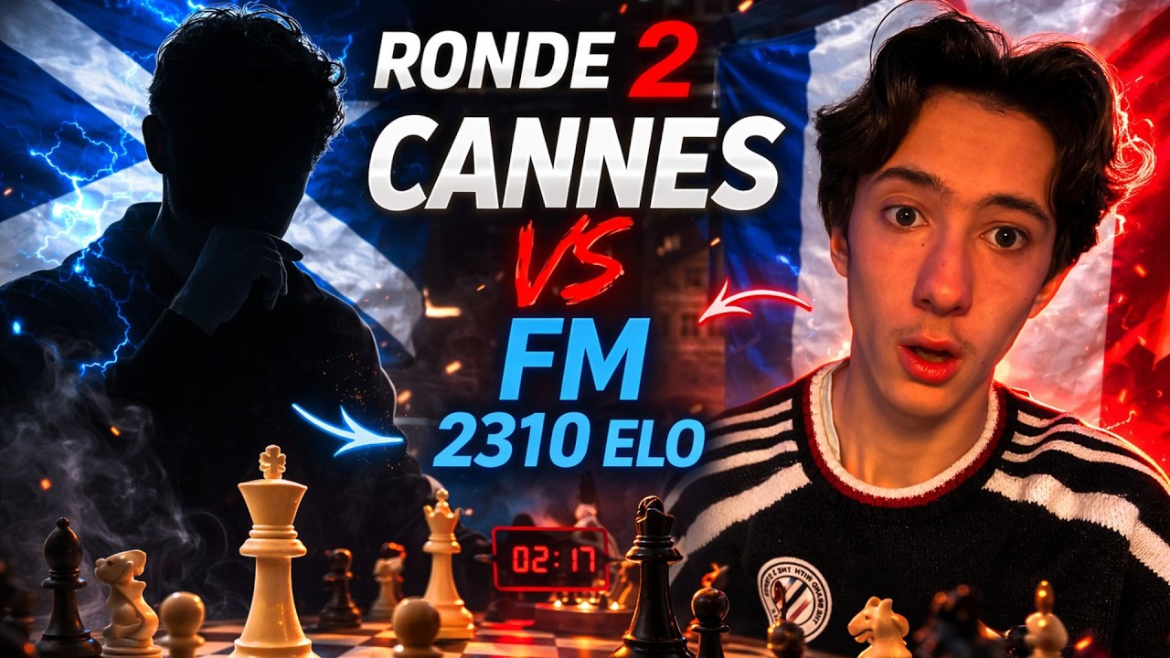 J'envoie un gambit écossais contre un Maitre écossais ! | Ronde 2 Cannes