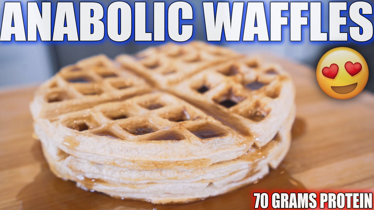 ANABOLIC BUTTERMILK WAFFLES I High Protein Bodybuilding Breakfast Recipe