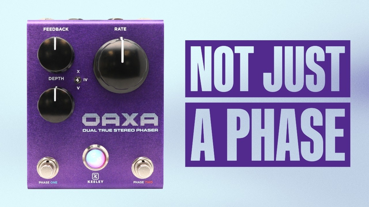 Знакомьтесь с Oaxa Dual Phaser от Keeley Electronics
