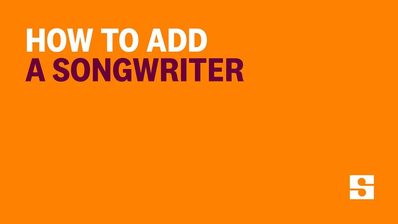 How To Add a Songwriter To Your Songtrust Account | Songtrust Platform Demo