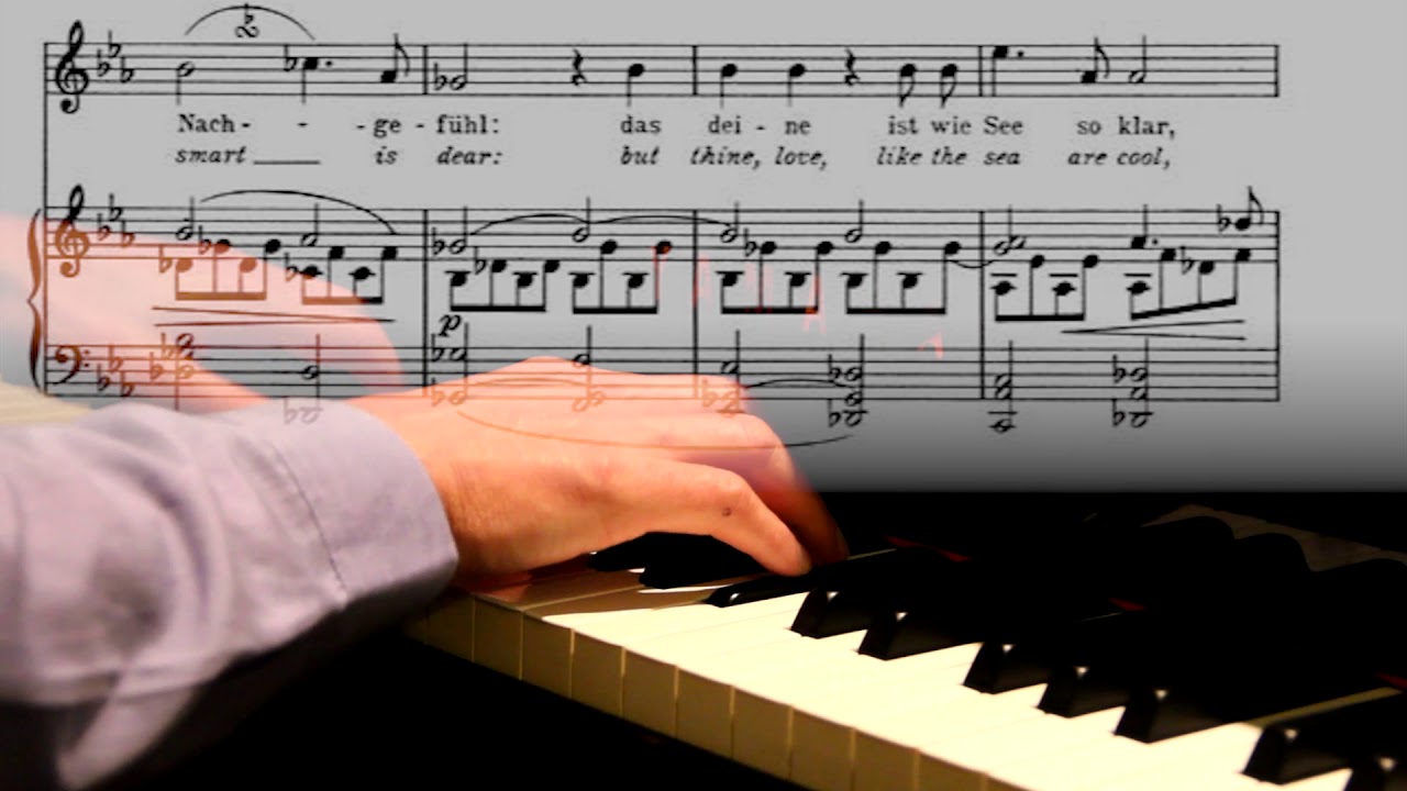 Johannes Brahms: Dein blaues Auge op. 59 Nr. 8 - Sing Along Lied