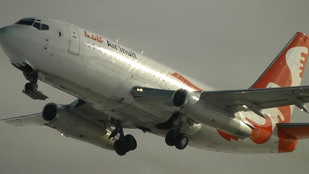 Air Inuit | Boeing 737-200 take off | C-GMAI | Val-d'Or (CYVO)