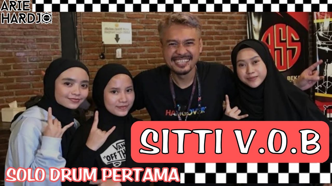 SITTI VOB DRUMMER WANITA ASAL JAWA BARAT YANG MENDUNIA ‼️- SOLO DRUM PERTAMA SITTI VOB