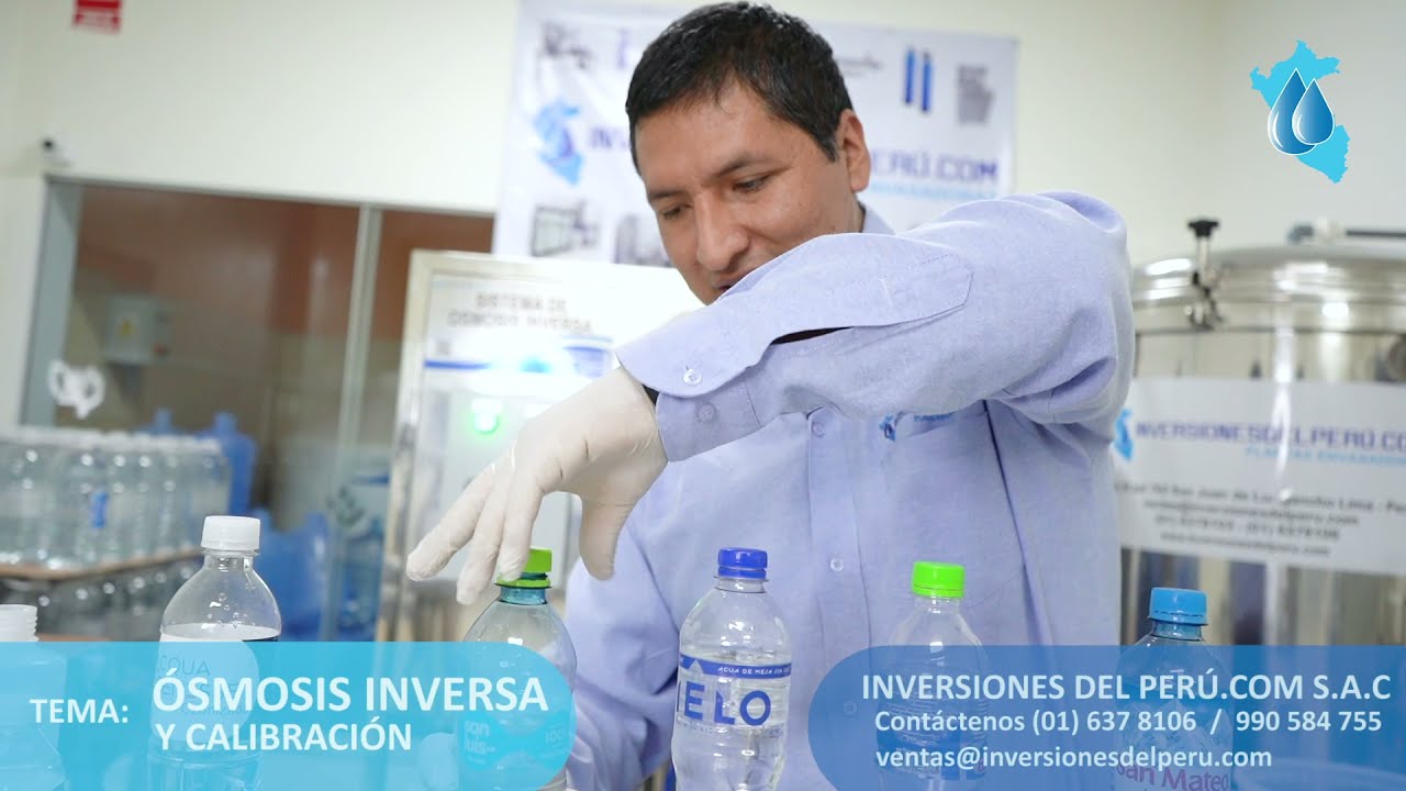 Ósmosis inversa - planta purificadora de agua - inversiones del Perú