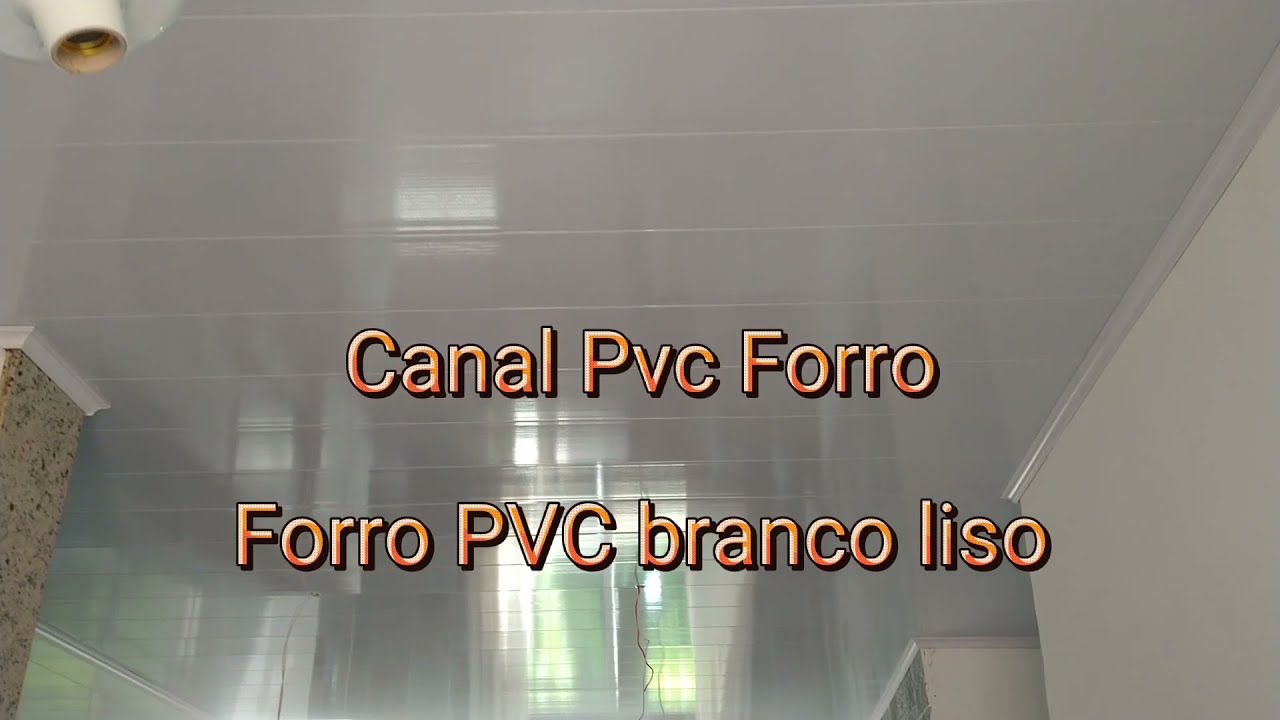 Forro de pvc liso - branco