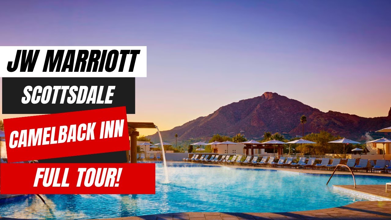 JW Marriott Scottsdale Camelback Inn Resort Full Tour + Review!