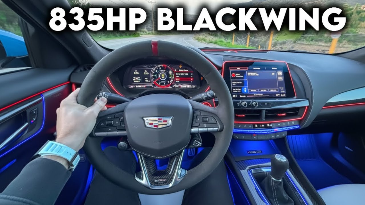 Раскрытие 835 л.с. в моем модифицированном CT5-V Blackwing (видео от первого лица)