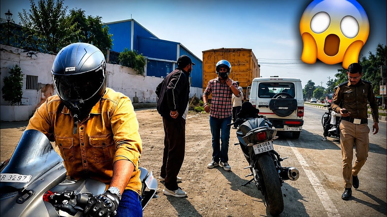 Sunday Bike Ride with Friends ! Police ne pakad liya 😱