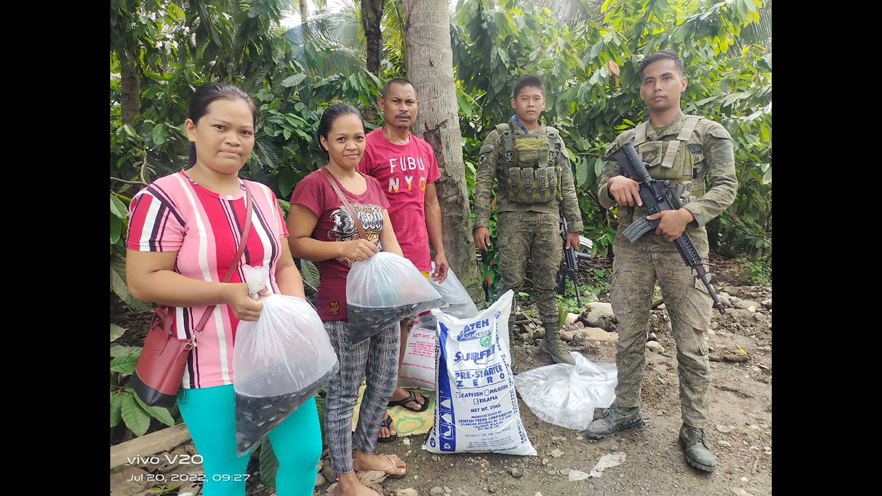 Delivered and Distribution of Tilapia Fingerlings