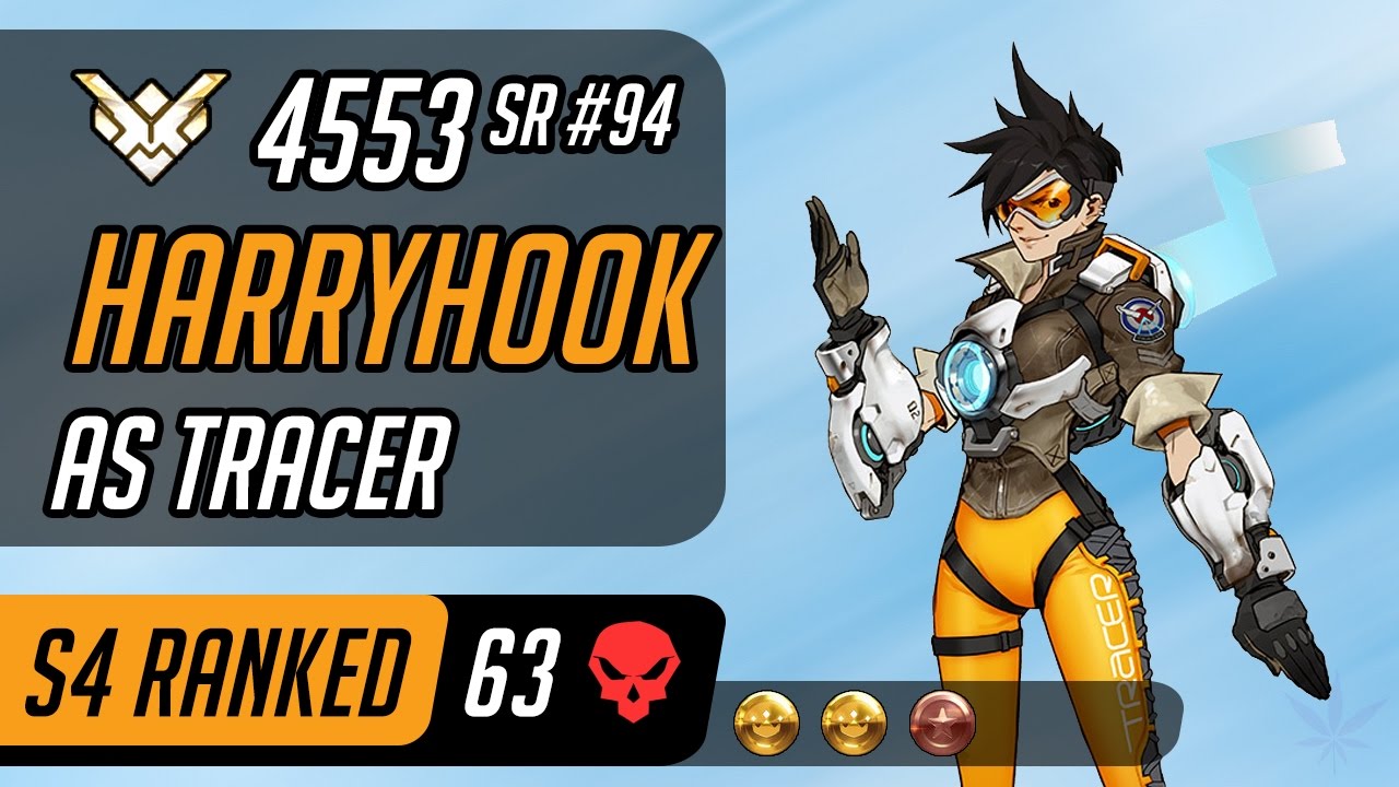 Harryhook as Tracer and Soldier: 76 in Oasis [Season 4 - Grand master - 63 eliminations - 4553 SR]