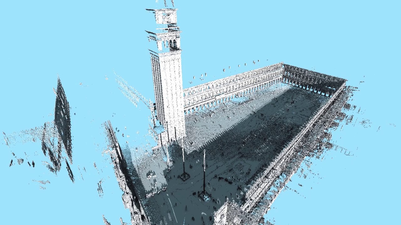 Raytracing Point Cloud Using Voxel SVO