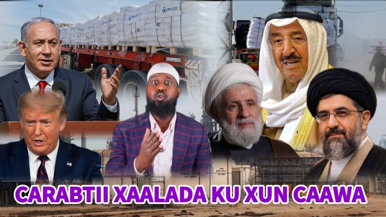 XISBIGA OO CAAWA SI DARAN U GUBTAY WAQOOYIGA !SRA; DALAALKII CARABTA OO AT GAAJO KA BILAAWATAY!!