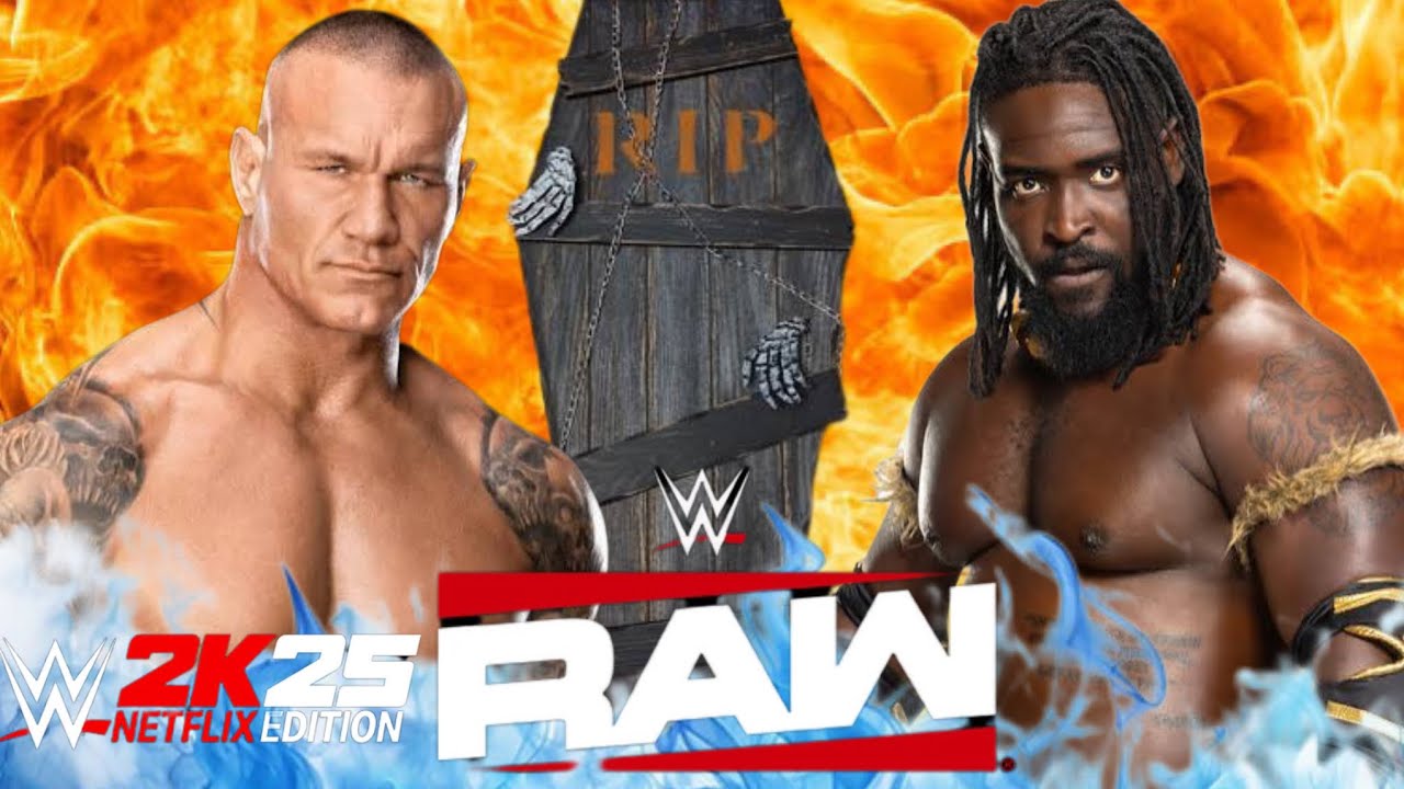 WWE_Raw Full Highlights Randy Orton Casket Match wwe raw Netflix wwe2k25 gameplay ps5 