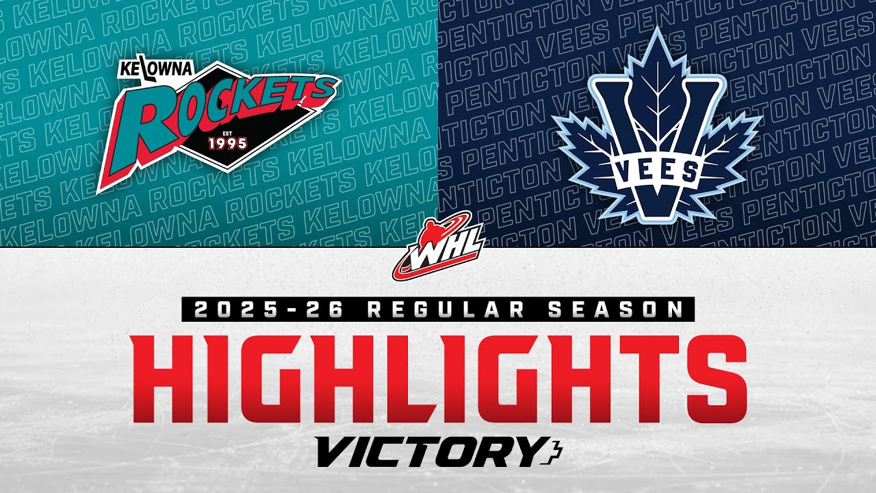 Kelowna Rockets at Penticton Vees 9/26 | WHL Highlights 2025-26