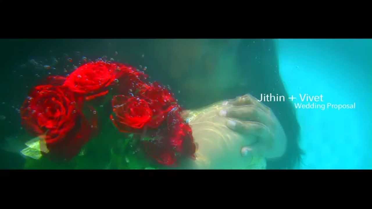 Heart Touching marriage Proposal in Under Water