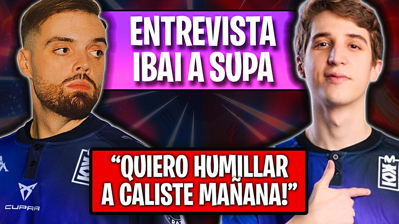 IBAI ENTREVISTA A SUPA DESPU&Eacute;S DE LA VICTORIA DE KOI EN LA LEC! 😱QUIERO HUMILLAR A CALISTE!🔥